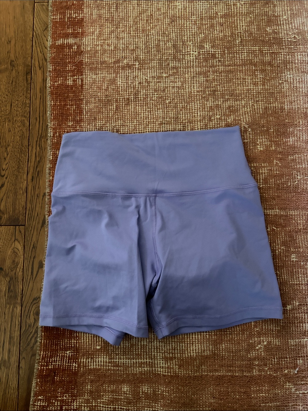 Women's High-Waist Lavender Aerie Bike Shorts